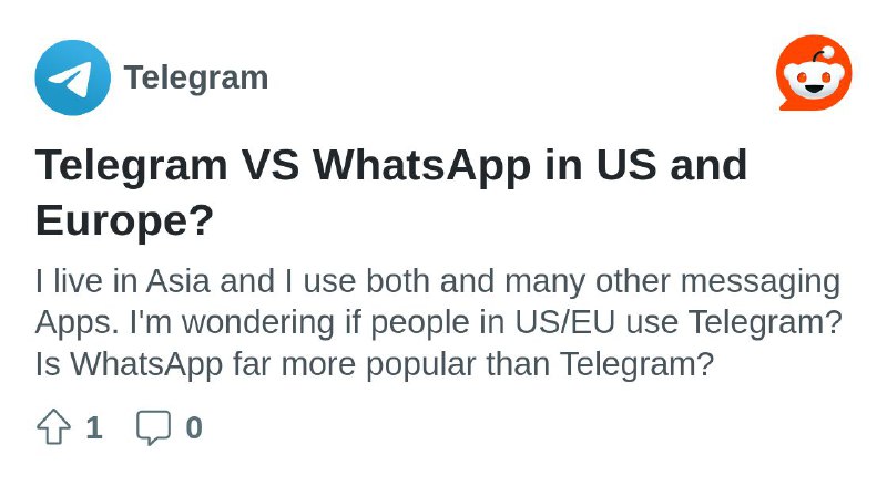 From the Telegram community on Reddit