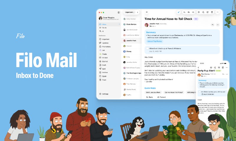 Filo Mail - AI Email Client & To-Do